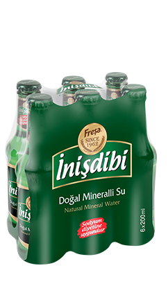 İNİŞDİBİ DOĞAL MADEN SUYU 200 ml 24 lü